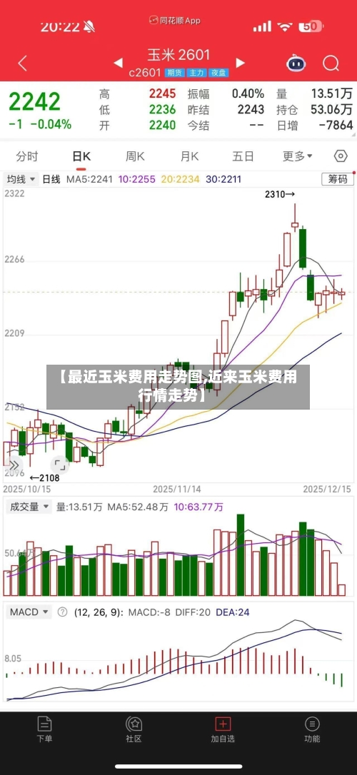 【最近玉米费用走势图,近来玉米费用行情走势】-第2张图片