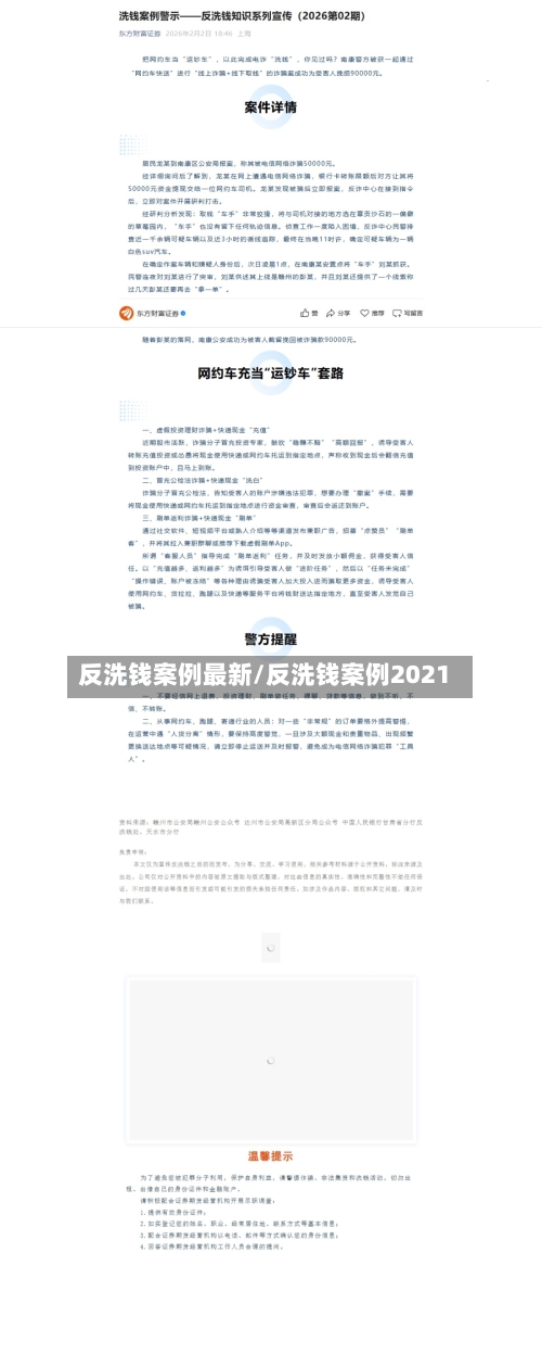 反洗钱案例最新/反洗钱案例2021-第2张图片