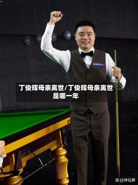 丁俊晖母亲离世/丁俊晖母亲离世是哪一年