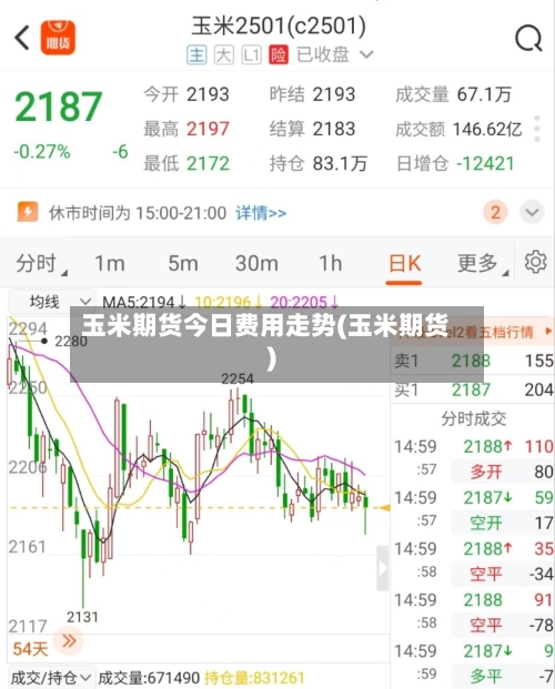 玉米期货今日费用走势(玉米期货)
