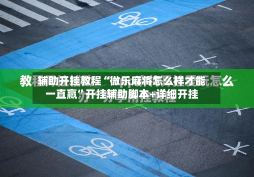 辅助开挂教程“微乐麻将怎么样才能一直赢”开挂辅助脚本+详细开挂-第2张图片