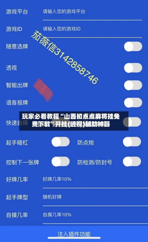 玩家必看教程“山西扣点点麻将挂免费下载	”开挂(透视)辅助神器-第2张图片