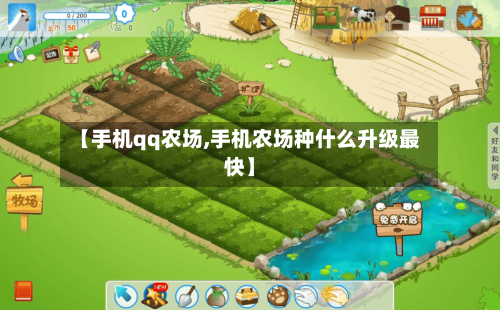 【手机qq农场,手机农场种什么升级最快】-第2张图片