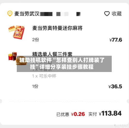 辅助挂机软件“怎样查别人打牌装了挂”详细分享装挂步骤教程-第2张图片