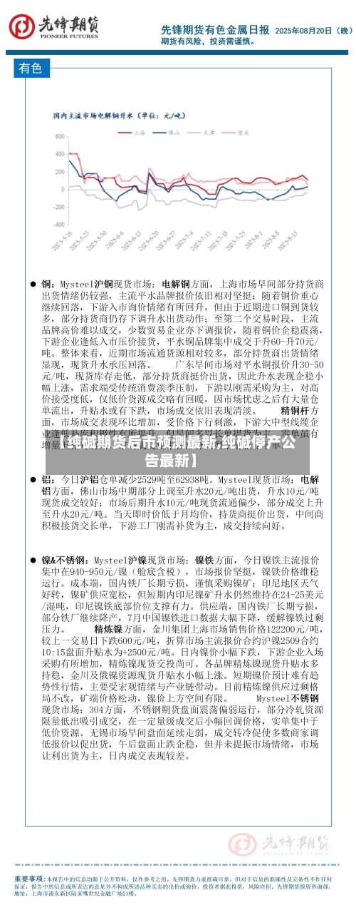 【纯碱期货后市预测最新,纯碱停产公告最新】