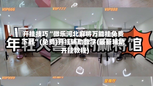 开挂技巧“微乐河北麻将万能挂免费下载	”(免费)开挂辅助教学(最新辅助开挂教程)-第2张图片