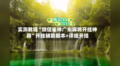 实测教程“微信雀神广东麻将开挂神器”开挂辅助脚本+详细开挂