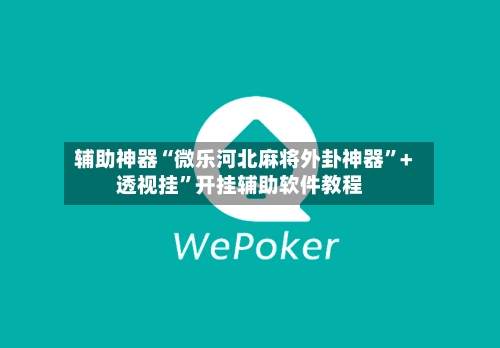辅助神器“微乐河北麻将外卦神器”+透视挂”开挂辅助软件教程-第2张图片