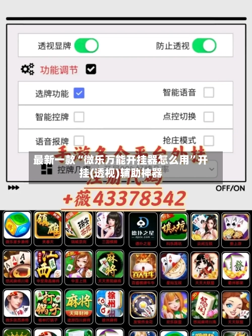 最新一款“微乐万能开挂器怎么用”开挂(透视)辅助神器-第2张图片