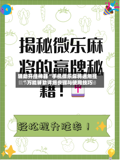 辅助开挂神器“手机微乐麻将通用挂	”万能辅助详细步骤与使用技巧-第2张图片