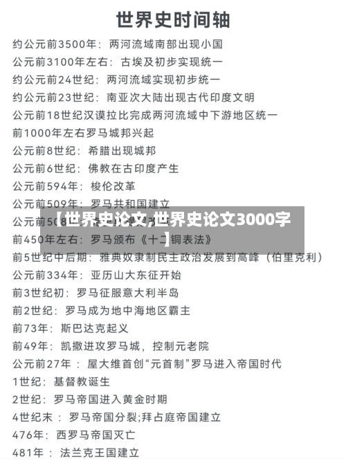 【世界史论文,世界史论文3000字】-第2张图片
