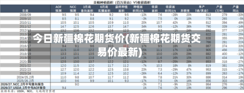 今日新疆棉花期货价(新疆棉花期货交易价最新)-第2张图片
