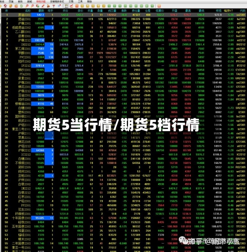 期货5当行情/期货5档行情-第2张图片