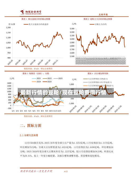 最新行情的豆粕/现在豆粕费用行情-第2张图片