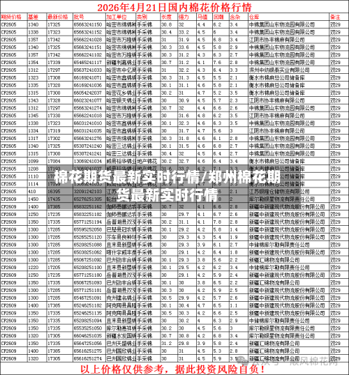 棉花期货最新实时行情/郑州棉花期货最新实时行情