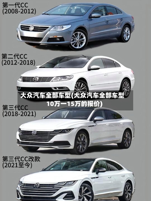 大众汽车全部车型(大众汽车全部车型10万一15万的报价)