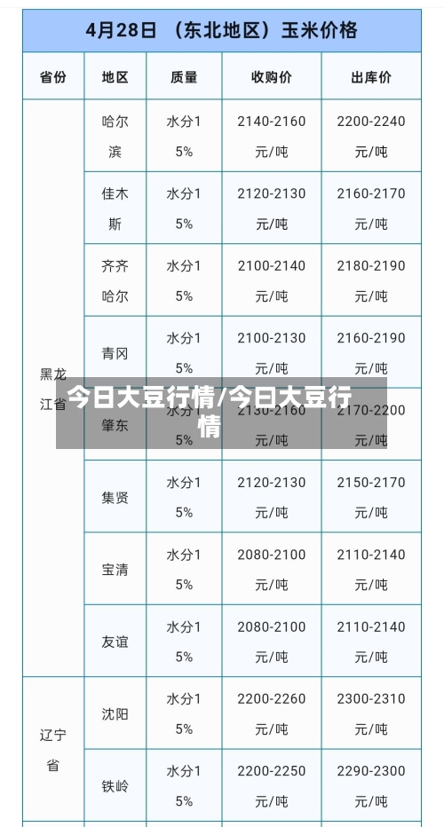 今日大豆行情/今曰大豆行情