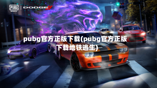pubg官方正版下载(pubg官方正版下载地铁逃生)