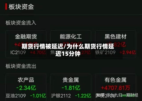 期货行情被延迟/为什么期货行情延迟15分钟