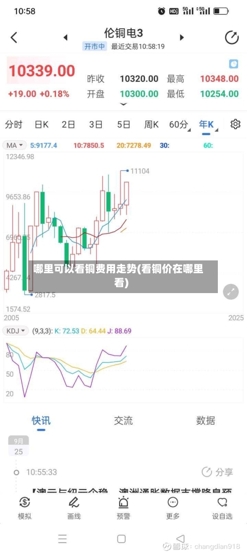 哪里可以看铜费用走势(看铜价在哪里看)