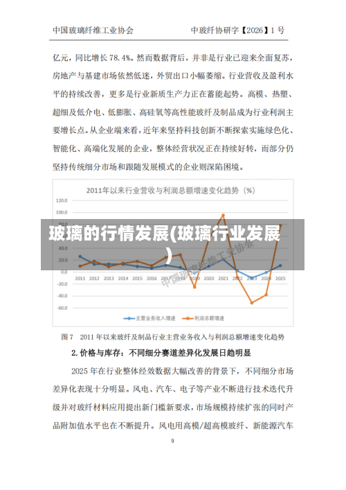 玻璃的行情发展(玻璃行业发展)-第2张图片