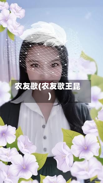 农友歌(农友歌王昆)