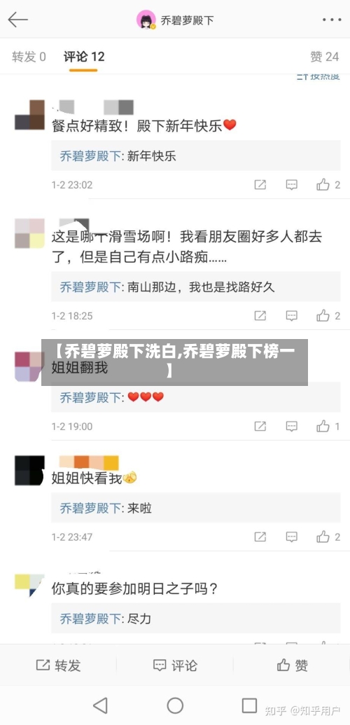 【乔碧萝殿下洗白,乔碧萝殿下榜一】-第2张图片