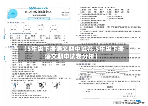【5年级下册语文期中试卷,5年级下册语文期中试卷分析】