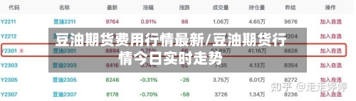 豆油期货费用行情最新/豆油期货行情今日实时走势